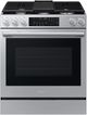 Samsung Bespoke 30" Stainless Steel Smart Slide-In Gas Range with Illuminated Precision Knobs-0