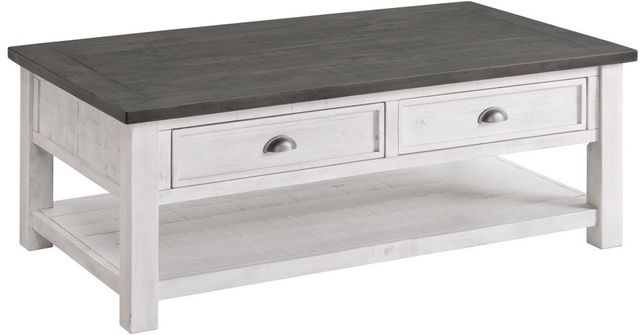 Martin Svensson Monterey Gray Coffee Table with White Base-0