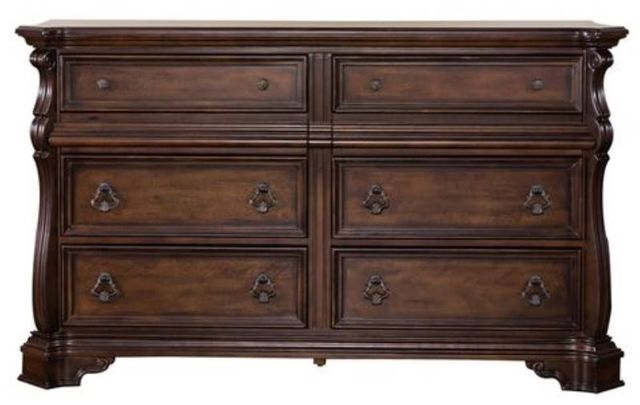Liberty Furniture Arbor Place Brownstone Double Dresser-2