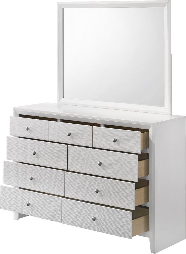 Crown Mark Evan White Dresser-3