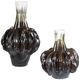 Uttermost® Umbrian 2-Piece Brown Vase Set-0