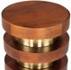 Zuo® Modern Marigot Brown/Gold Side Table-3