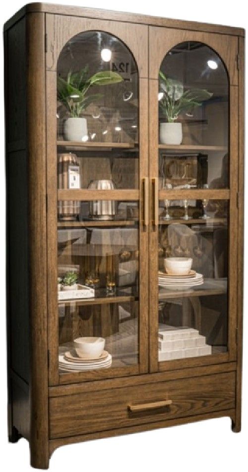 Signature Design by Ashley® Darimore Burnished Brown Display Cabinet-0