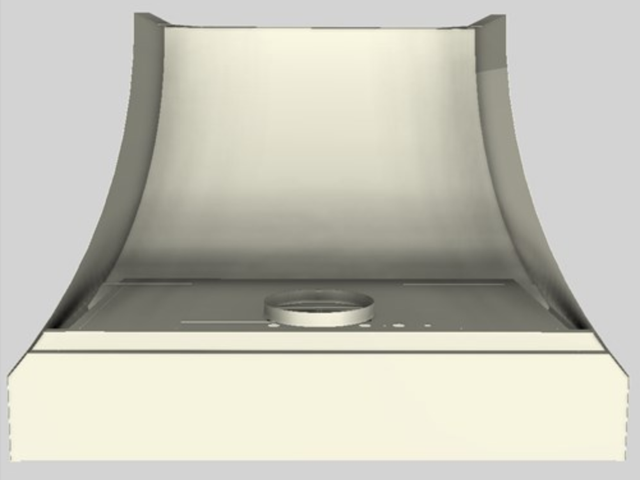 Vent-A-Hood® Designer Series 42" Biscuit Wall Mounted Range Hood-4