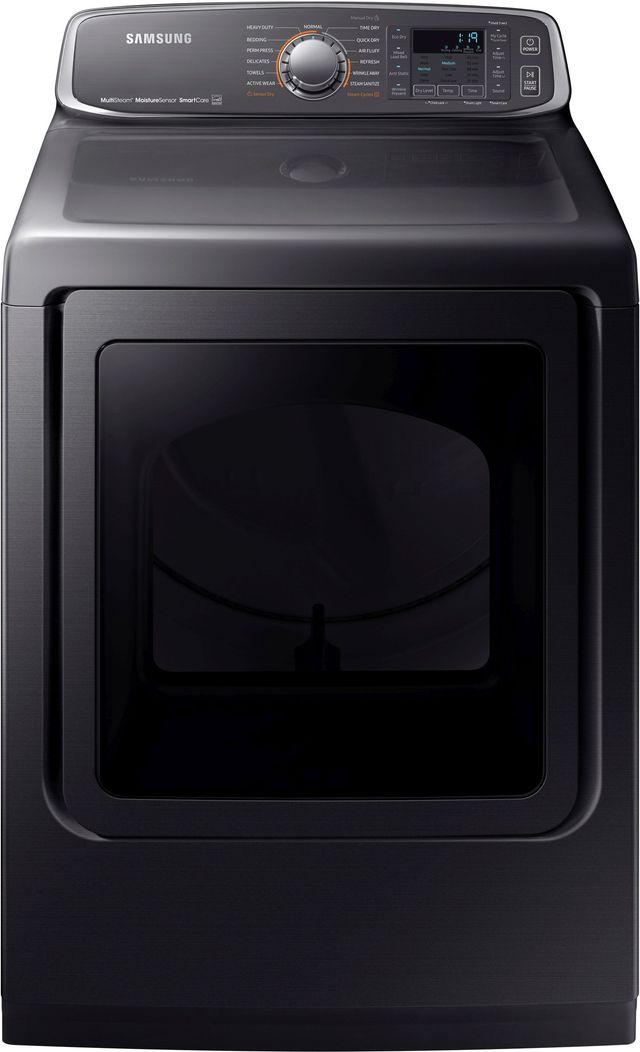 Samsung 7.4 Cu. Ft. Black Stainless Steel Front Load Electric Dryer-0