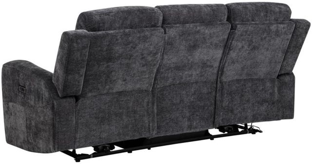 Coaster® Kennett 2-Piece Dark Gray Chenille Upholstered Power Reclining Sofa Set-3
