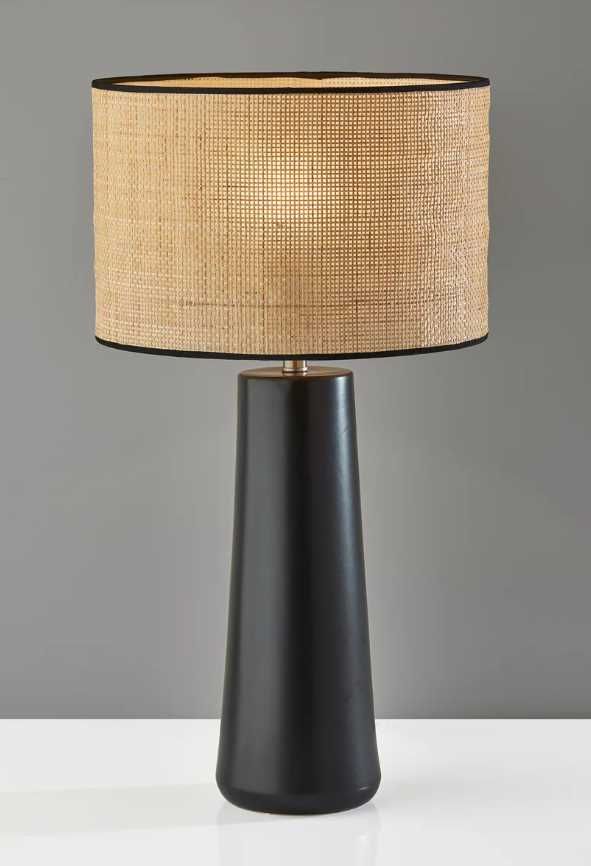 Adesso® Sheffield Black Tall Table Lamp-3