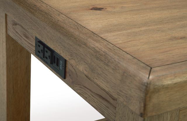 Signature Design by Ashley® Ridgester Light Brown Rectangular End Table-3