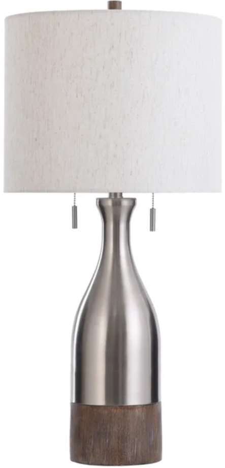 Stylecraft Hitchin Silver/Light Gray Table Lamp-0