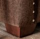 Furniture of America® Belsize Chocolate/Tan Loveseat-1