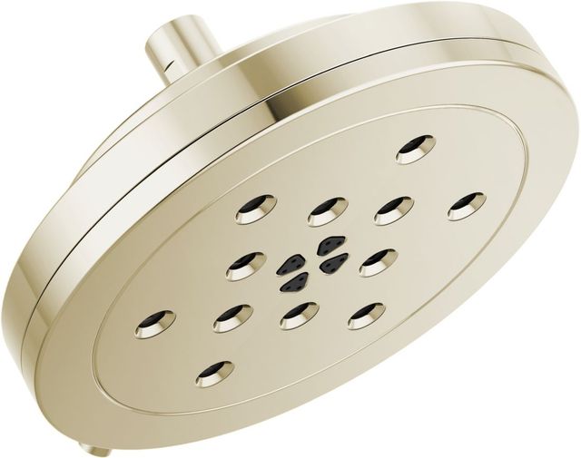 Brizo Other Brilliance® Polished Nickel 8” H2Okinetic® Round Multi-Function Wall Mount Showerhead-0