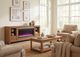aspenhome® Sandro Brushed Bourbon 80" Fireplace Console-2