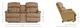 La-Z-Boy® Pinnacle Stone Leather Manual Wall Reclining Loveseat with Console-2