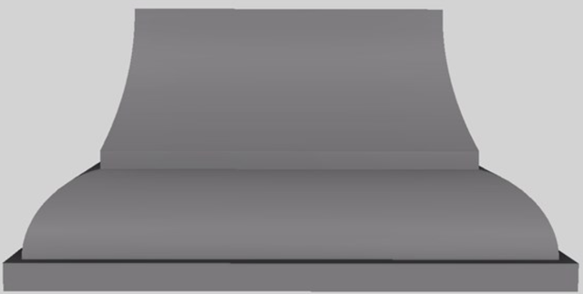 Vent-A-Hood® Designer Series 60" Gunsmoke Wall Mounted Range Hood-0