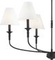 Forty West Barton Black 6-Light Chandelier-4