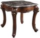 ACME Furniture Miyeon Gray End Table with Cherry Base-0