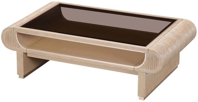 Michael Amini® West Kensington Sea Salt Caramel Cocktail Table-4