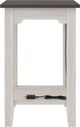 Signature Design by Ashley® Dorrinson Gray Chairside End Table with Antique White Base-4