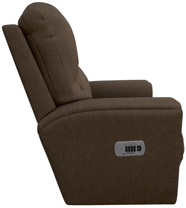 La-Z-Boy® Cassian Teak Power Wall Recliner with Headrest and Lumbar-3