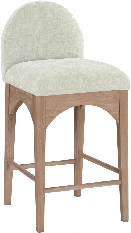 Meridian Furniture Waldorf Mint/Natural Counter Stool-0