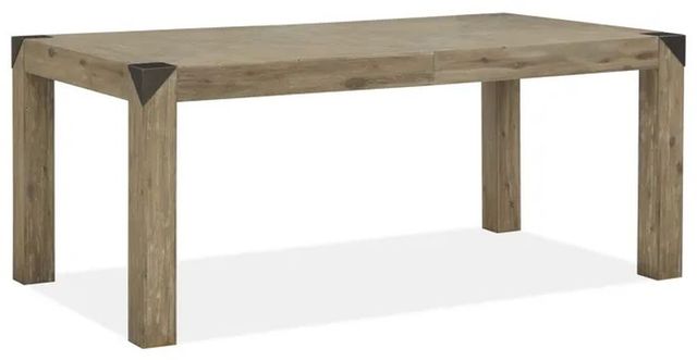 Magnussen Home® Ainsley Cerused Khaki Rectangular Dining Table-0