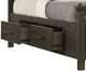 Intercon Hawthorne Burnished Clay King Storage Panel Bed -1
