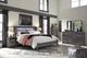 Signature Design by Ashley® Baystorm Gray King Panel Footboard with Rails-1