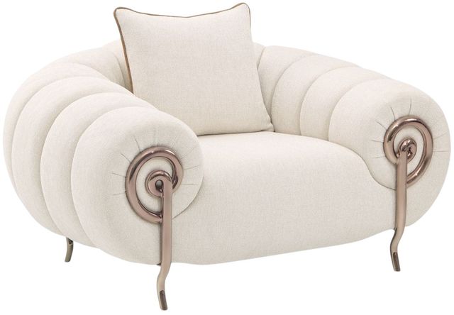 Michael Amini® Cloche Dark Bronze Matching Chair-0