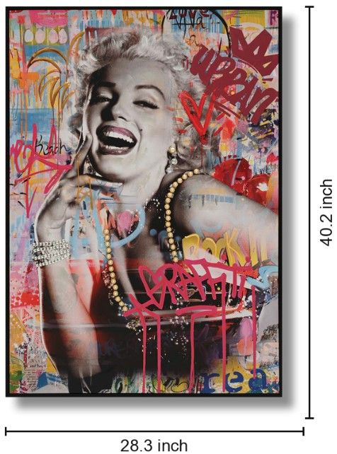 Classy Living Expressive Marilyn Urban Muse Wall Art-2