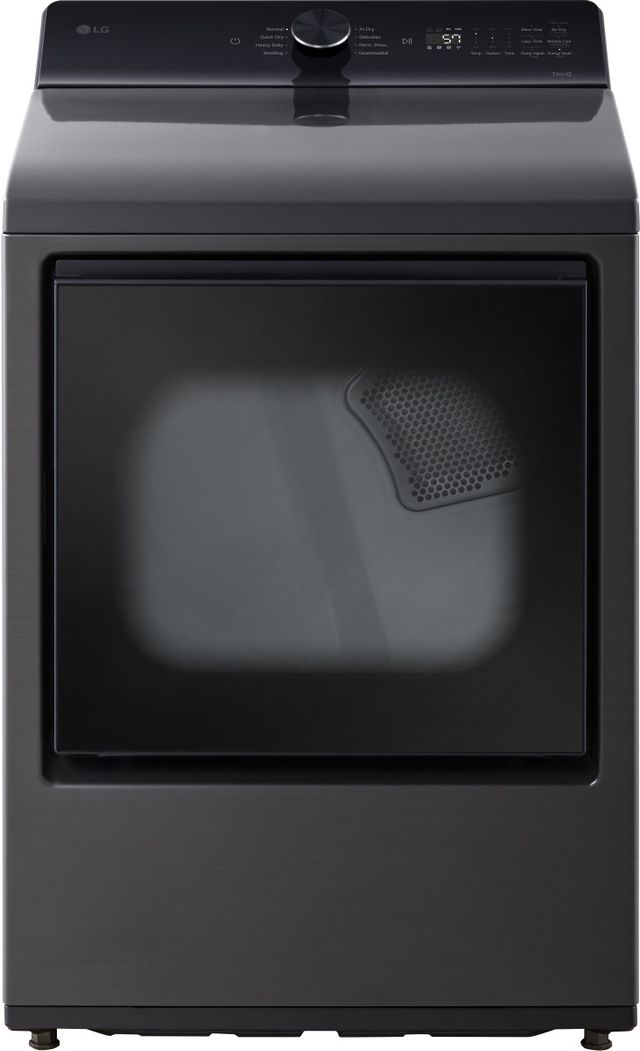LG Platinum Black Top Load Washer & Gas Dryer Laundry Pair-2