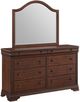 Elements International Phillipe 3-Piece Cherry King Bedroom Set-4
