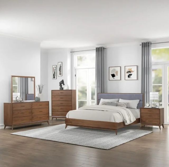 Liberty Furniture Century Modern Satin Walnut Nightstand-1
