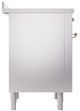 Ilve® Nostalgie II Noblesse 36'' Stainless Steel Pro Style Induction Range with Copper Trim-2