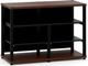 Salamander Designs® Synergy Open Center Twin 30 AV Cabinet-Dark Walnut/Black-0