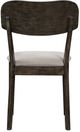 New Classic® Home Furnishings Rex Beige/Walnut Brown Dining Side Chair-4