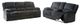 Signature Design by Ashley® Draycoll 2-Piece Slate Living Room Reclining Seating Set-0
