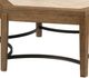 Kincaid® Brookside-Acquisitions Blond Top Coffee Table with Travertine Base-1