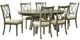 Jofran Inc. Telluride 7-Piece Beige/Driftwood Dining Set-0