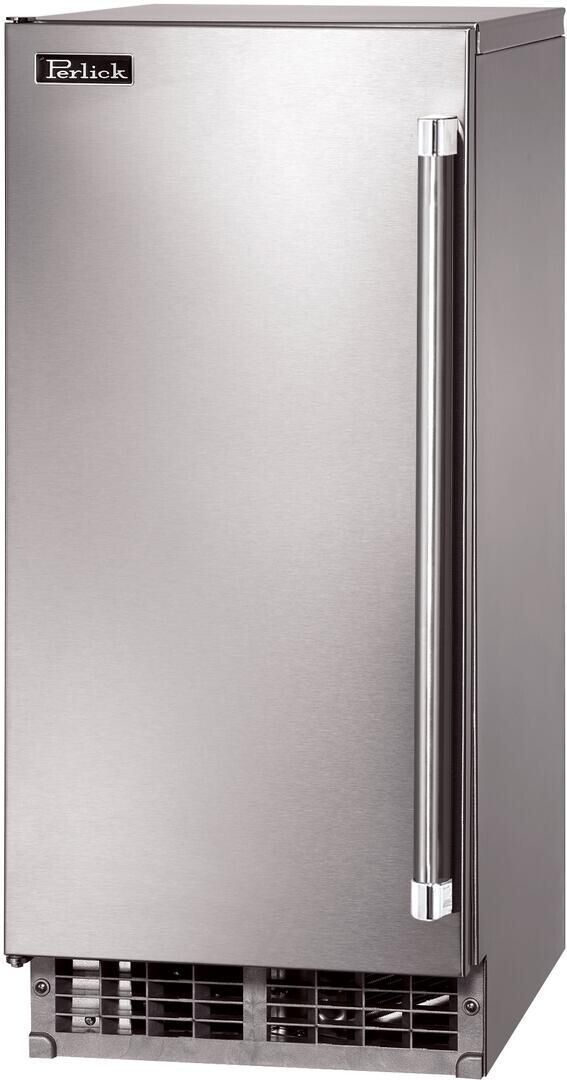 Perlick® Signature Series 15" 80 lb. Stainless Steel Ice Maker-0