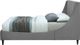 Meridian Furniture Eva Grey Velvet Queen Bed-4