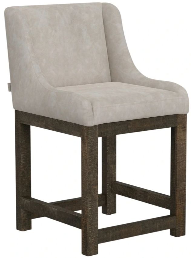 International Furniture Direct Seating Brown/Ivory 24" Bar Stool-0