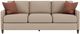 Flexsteel® Fern Sand Sofa-2