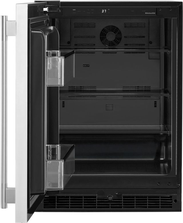 KitchenAid® 24" 5.0 Cu. Ft. Stainless Steel Undercounter Refrigerator-1