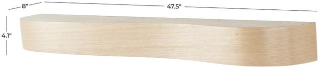 Deco Marche Light Brown Wall Shelf-2