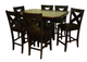 Allwood Furniture Group #113 7 Piece Two Tone Dining Set-0