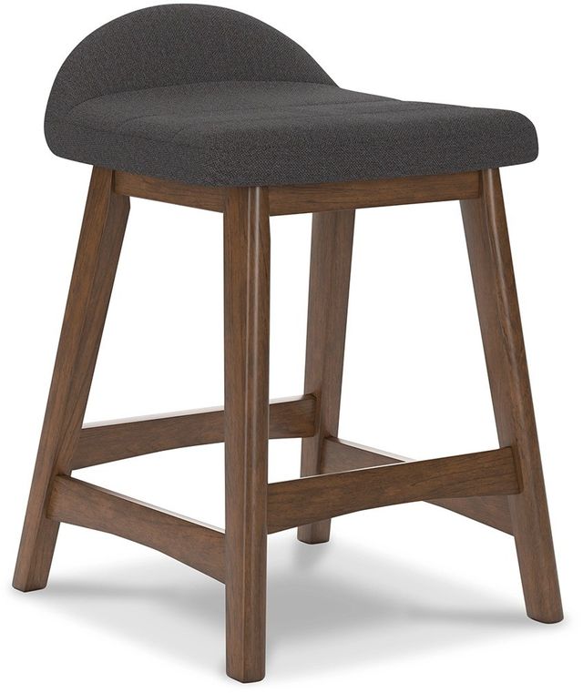 Signature Design by Ashley® Lyncott Charcoal Counter Bar Stool-0