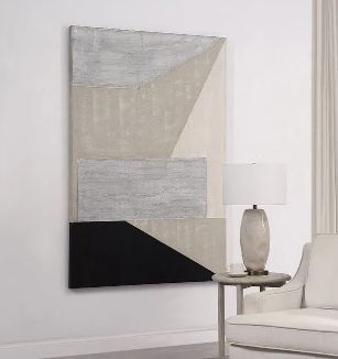 Renwil® Torii Grey Wall Painting-4