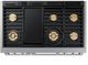 Dacor® Transitional 48" Stainless Steel Pro Style Dual Fuel Range-4