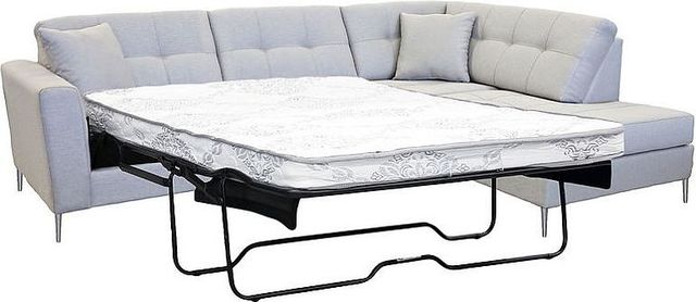 Edgewood Furniture Laporta Silver Left-Arm Facing Queen Sleeper Sectional-0