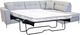 Edgewood Furniture Laporta Silver Left-Arm Facing Queen Sleeper Sectional-0